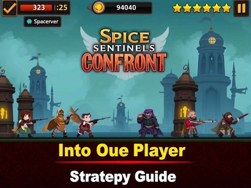 Spice Sentinels Confront Game Banner